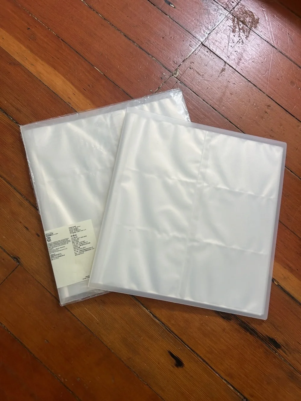 Two MUJI Clear/ translucent Photo Albums